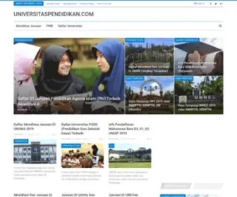 Universitaspendidikan.com(Info Universitas & Pendidikan) Screenshot