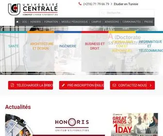 Universitecentrale.net(Université Centrale) Screenshot