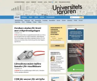 Universitetslararen.se(Universitetsläraren) Screenshot