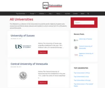 Universitiesnet.com(Uk universities) Screenshot