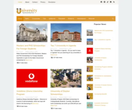 University.web.id(University Scholarship News) Screenshot