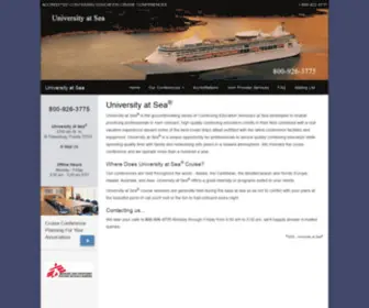 Universityatsea.com(Sea®) Screenshot