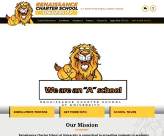 Universitycharter.org(Renaissance Charter School at University) Screenshot