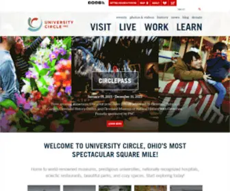 Universitycircle.org(University Circle) Screenshot