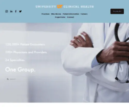 Universityclinicalhealth.com(University clinical health) Screenshot