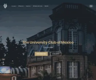 Universityclub.com.mx(University Club) Screenshot