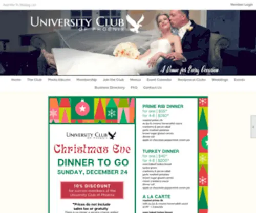 Universityclubphoenix.com(University Club of Phoenix) Screenshot