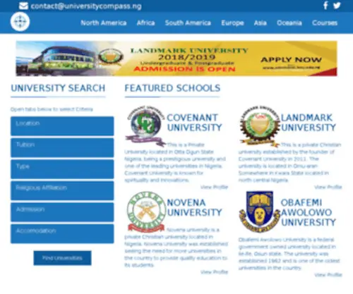 Universitycompass.ng(Universitycompass) Screenshot