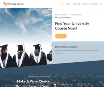 Universitycourses.net(University Courses) Screenshot