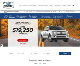 Universityfordnorth.com(University Ford North) Screenshot