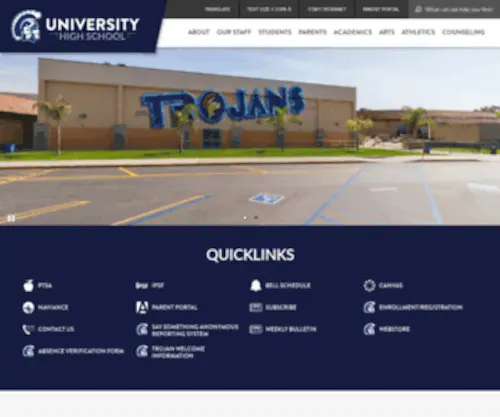 Universityhigh.org(University High School) Screenshot