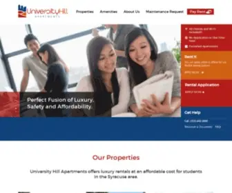 Universityhillapartments.com(University Hill) Screenshot