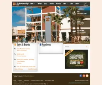 Universitymalltampa.com(University Mall) Screenshot