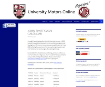 Universitymotorsltd.com(University Motors Online) Screenshot