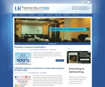 Universityofcebu.net(University of Cebu) Screenshot