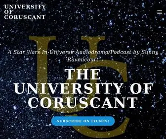 Universityofcoruscant.com(University of Coruscant) Screenshot