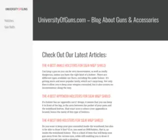 Universityofguns.com(University of Guns) Screenshot