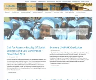 Universityofmakeni.com(Building a civilisation of love) Screenshot