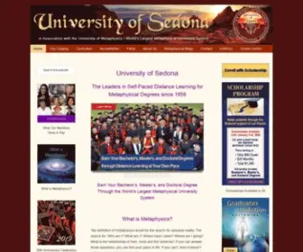 Universityofsedona.com(University of Sedona) Screenshot