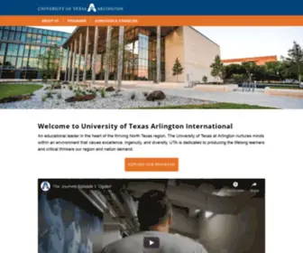 Universityoftexasarlington-International.com(University of Texas Arlington International) Screenshot