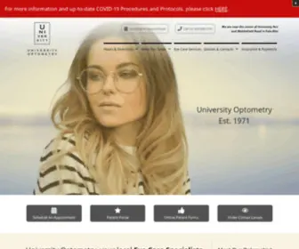 Universityoptometry.com(Optometrist Palo Alto) Screenshot