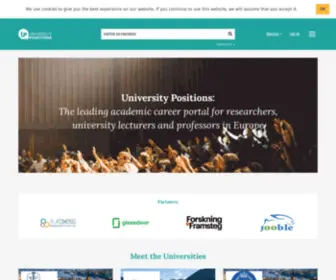 Universitypositions.ch(University Positions) Screenshot