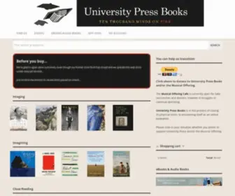Universitypressbooks.com(University Press Books/ Berkeley) Screenshot