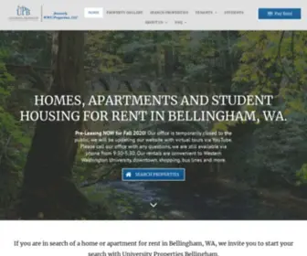 Universitypropertiesbellingham.com(WA Home and Apartments for Rent/Student Housing) Screenshot