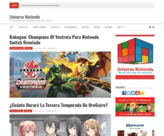 Universo-Nintendo.com.mx(Universo Nintendo) Screenshot