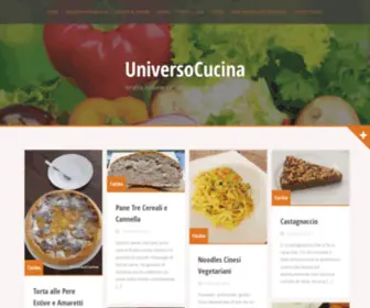 Universocucina.com(Ricette Italiane ed Internazionali) Screenshot