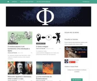 Universodafilosofia.com(Expandindo o Conhecimento) Screenshot