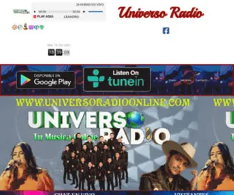 Universoradioonline.com(Universoradioonline) Screenshot