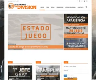 Universothedivision.com(Universo The Division) Screenshot