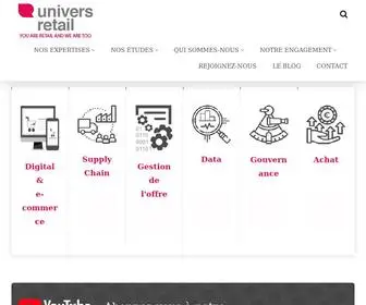 Universretail.com(Univers Retail : cabinet de conseil spécialisé dans le Retail) Screenshot