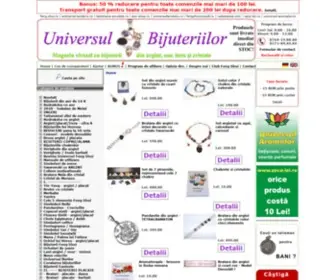 Universulbijuteriilor.ro(Universul Bijuteriilor) Screenshot