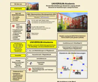 Universum-Akademie.de(Private Berufsbildungs) Screenshot