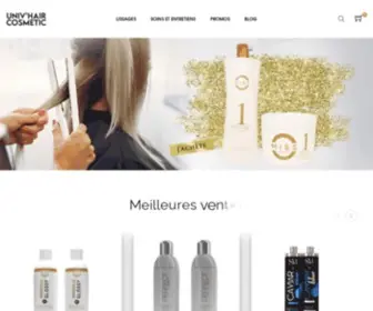 Univhaircosmetic.com(Vente de produit capillaire aux meilleures prix) Screenshot