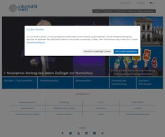 Univie.ac.at Screenshot