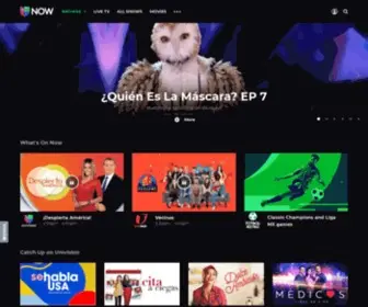 Univisionnow.com(Univision NOW) Screenshot