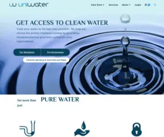 Uniwater.co.in(Uniwater Solutions) Screenshot