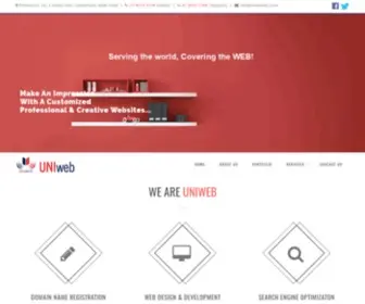 Uniwebau.com(Web Solutions Design and Development) Screenshot