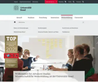 Uniweiterbildung.ch(Uniweiterbildung: Home) Screenshot