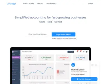 Uniwor.com(Simplified accounting for fast) Screenshot