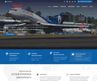 UniWorldaircargo.com(Aerolínea de carga) Screenshot