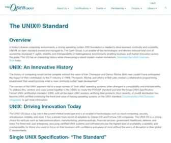 Unix.org(Bluehost) Screenshot