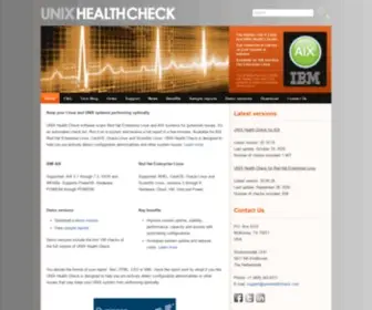 Unixhealthcheck.com(UNIX Health Check) Screenshot