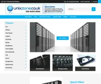 Unixzone.co.uk(Unix Systems) Screenshot