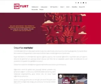 Uniyurt.com.tr(Üniyurt Üniversite Öğrenci Yurtları) Screenshot