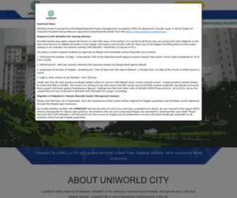 Unizen.in(KOLKATA UNIWORLD CITY APARTMENT OWNERS ASSOCIATION) Screenshot