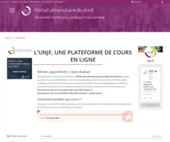 UNJF.fr(Cours) Screenshot